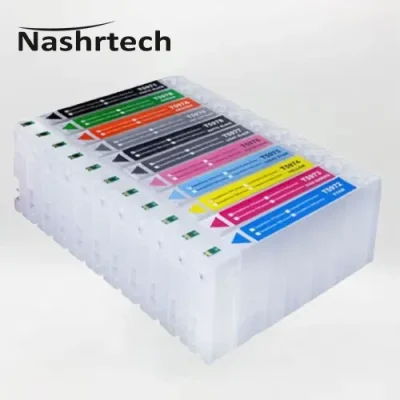 کارتریج قابل شارژ پلاتر اپسون 9900 اسکای کالر