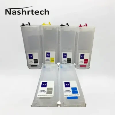کارتریج قابل شارژ پلاتر اچ پی T795 اسکای کالر