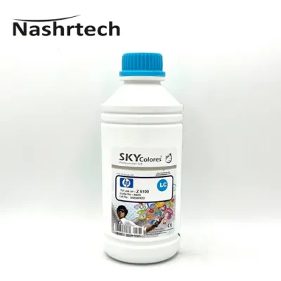 جوهر پلاتر z6100 اچ پی اسکای کالر تک رنگ - آبی کم رنگ