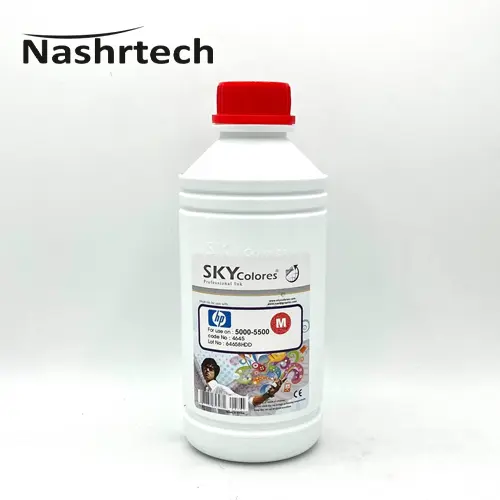 جوهر-پلاتر--اچ-پی۵۰۰۰.۵۵۰۰-اسکای-کالر-یک-لیتری--تک-رنگ-قرمز- جوهر پلاتر اچ پی۵۰۰۰/۵۵۰۰ اسکای کالر یک لیتری تک رنگ - قرمز