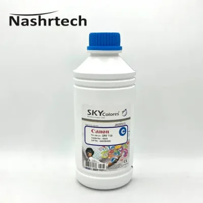 جوهر پلاتر کانن IPF710 یک لیتری اسکای کالر تک رنگ آبی
