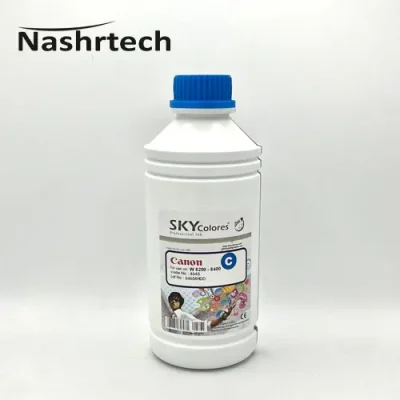 جوهر پلاتر کانن W8200/8400 یک لیتری اسکای کالر تک رنگ آبی